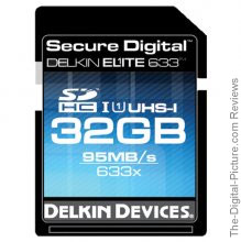 Delkin 633X UHS-I SDHC Memory Card