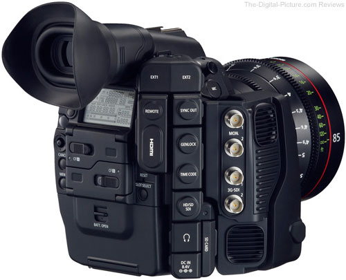 Canon Cinema EOS C500 Digital Cinematography Camera - Rear Angle View