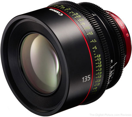 Canon EF 135mm T2.2 Cinema Prime Lens