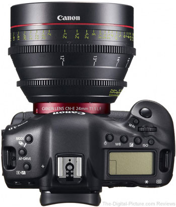 Canon EOS 1D C Digital SLR Camera Top