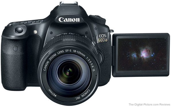 Canon EOS 60Da DSLR Astrophotography Camera LCD Open