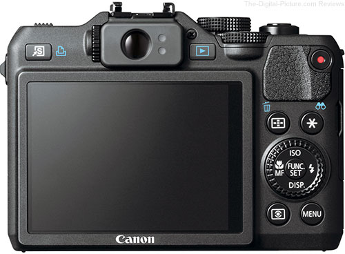 Canon PowerShot G15 Digital Camera Back