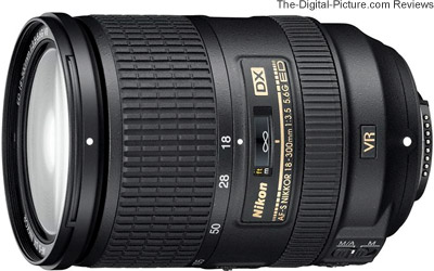 Nikon 18-300mm f/3.5-5.6G ED AF-S DX VR Nikkor Lens