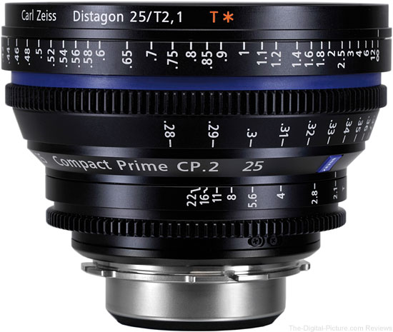 Zeiss CP.2 25mm T2.1 Compact Prime Lens