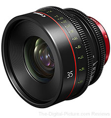 Canon 35mm Cinima Prime Lens Canon 35mm Cinima Prime Lens