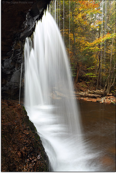 From Behind Oneida Falls, Ricketts Glen State Park From Behind Oneida Falls, Ricketts Glen State Park