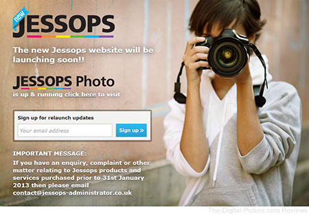 Jessops Relaunch Page