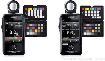 Sekonic Litemaster Pro L-478D & L-478DR Light Meter & X-Rite ColorChecker Passport Bundle