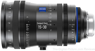 Zeiss Compact Zoom CZ.2 15-30/T2.9 Lens Zeiss Compact Zoom CZ.2 15-30/T2.9 Lens