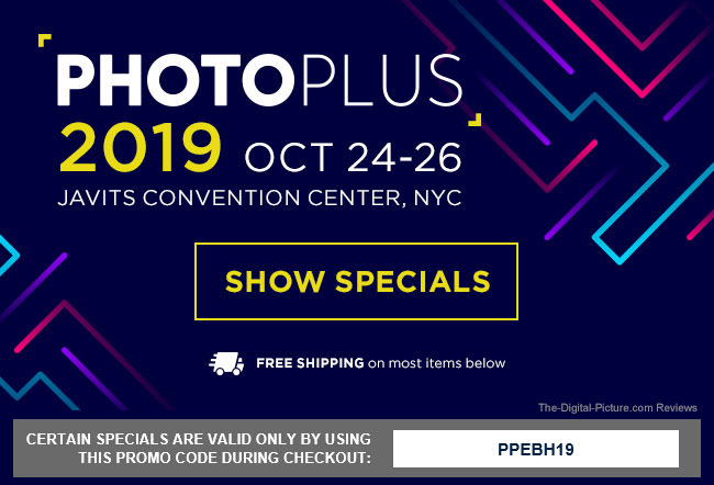 PhotoPlus Expo 2019 Deals at B&amp;H