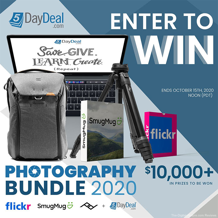 Enter to Win: 5DayDeal Complete Photography Bundle $10,000.00 Giveaway