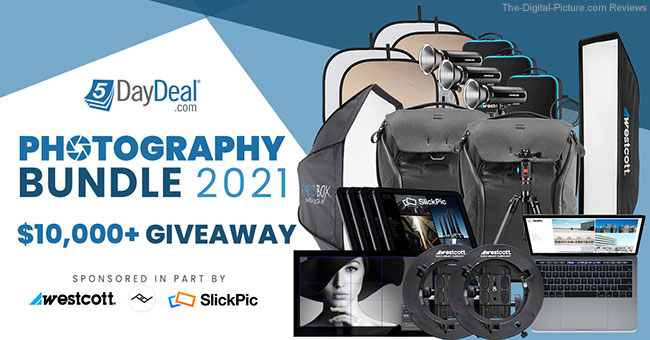 No Brainer: Sign up for the 5DayDeal Photography Bundle 2021 $10,000.00 Giveaway