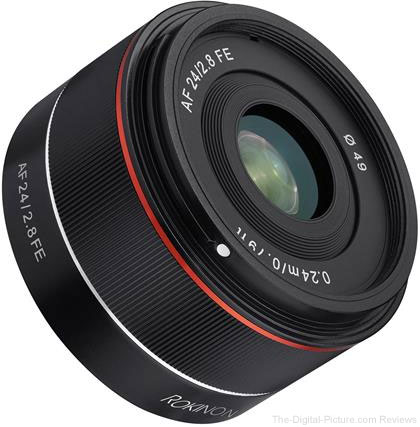 Rokinon AF 24mm f/2.8 FE Lens