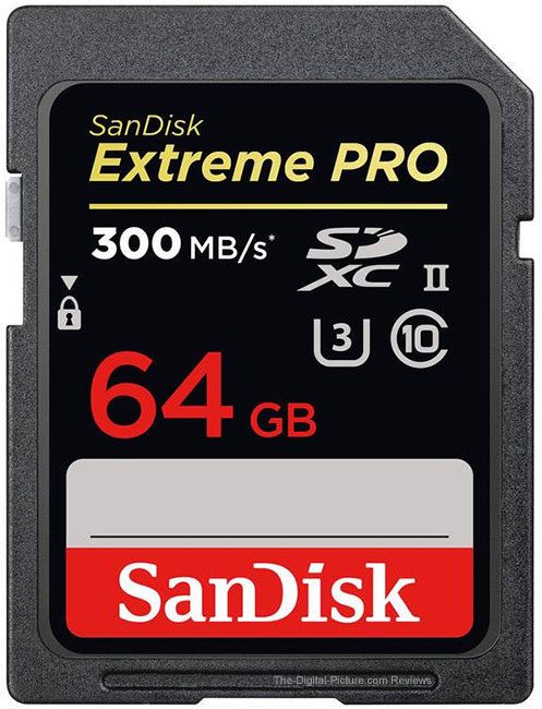 Fast Deal: SanDisk 64GB Extreme PRO UHS-II 300MB/s SDXC Memory Card — Only $84.99 (Save $34.96)