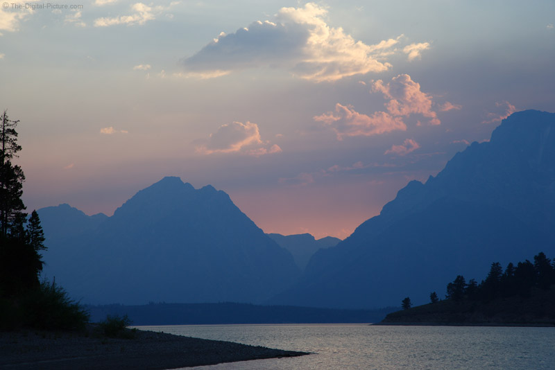 Jackson Lake, Wyoming Sunset