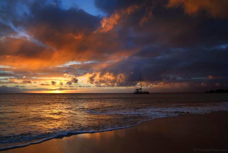 Canon EOS R and a Maui Sunset